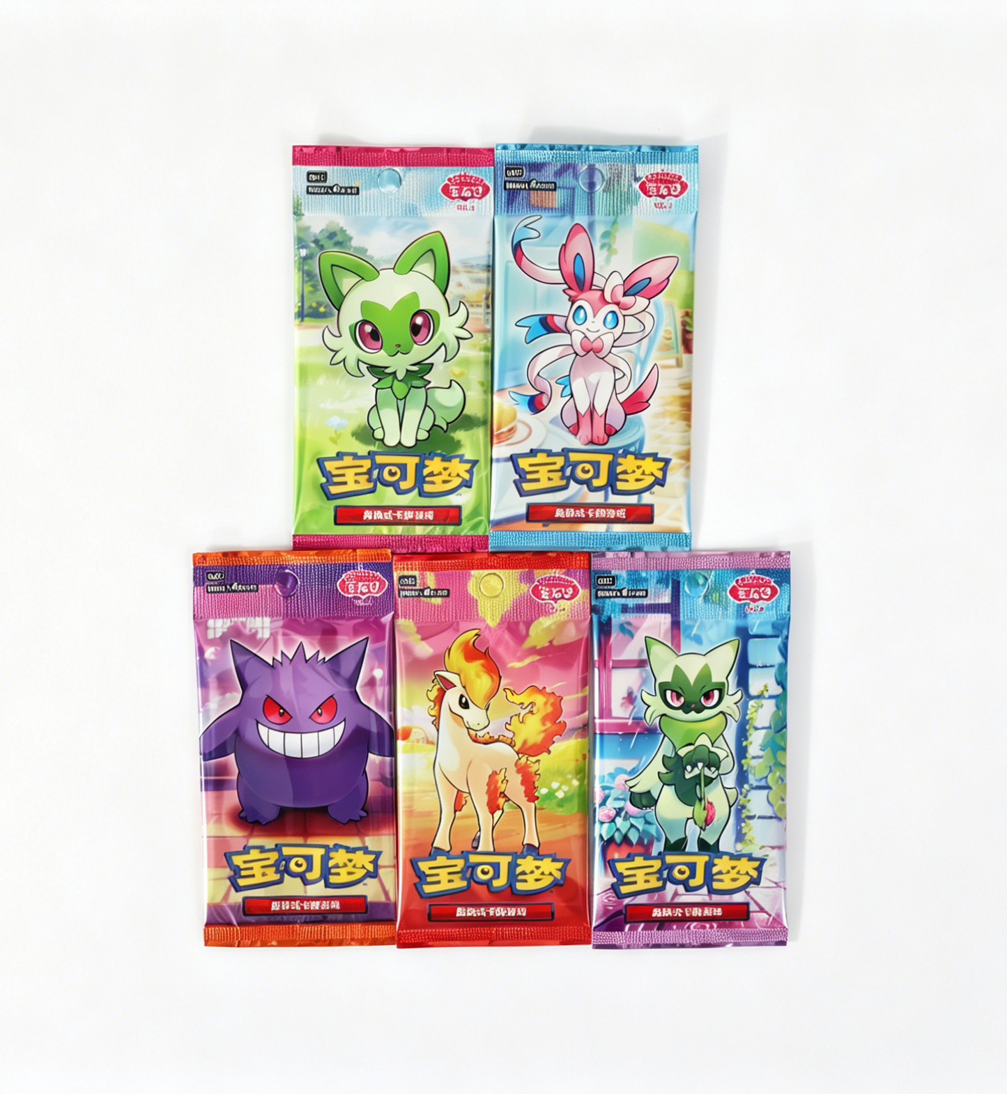 Chinese Gem packs, win 1 extra pack with a stamp card and win 2 with a hit